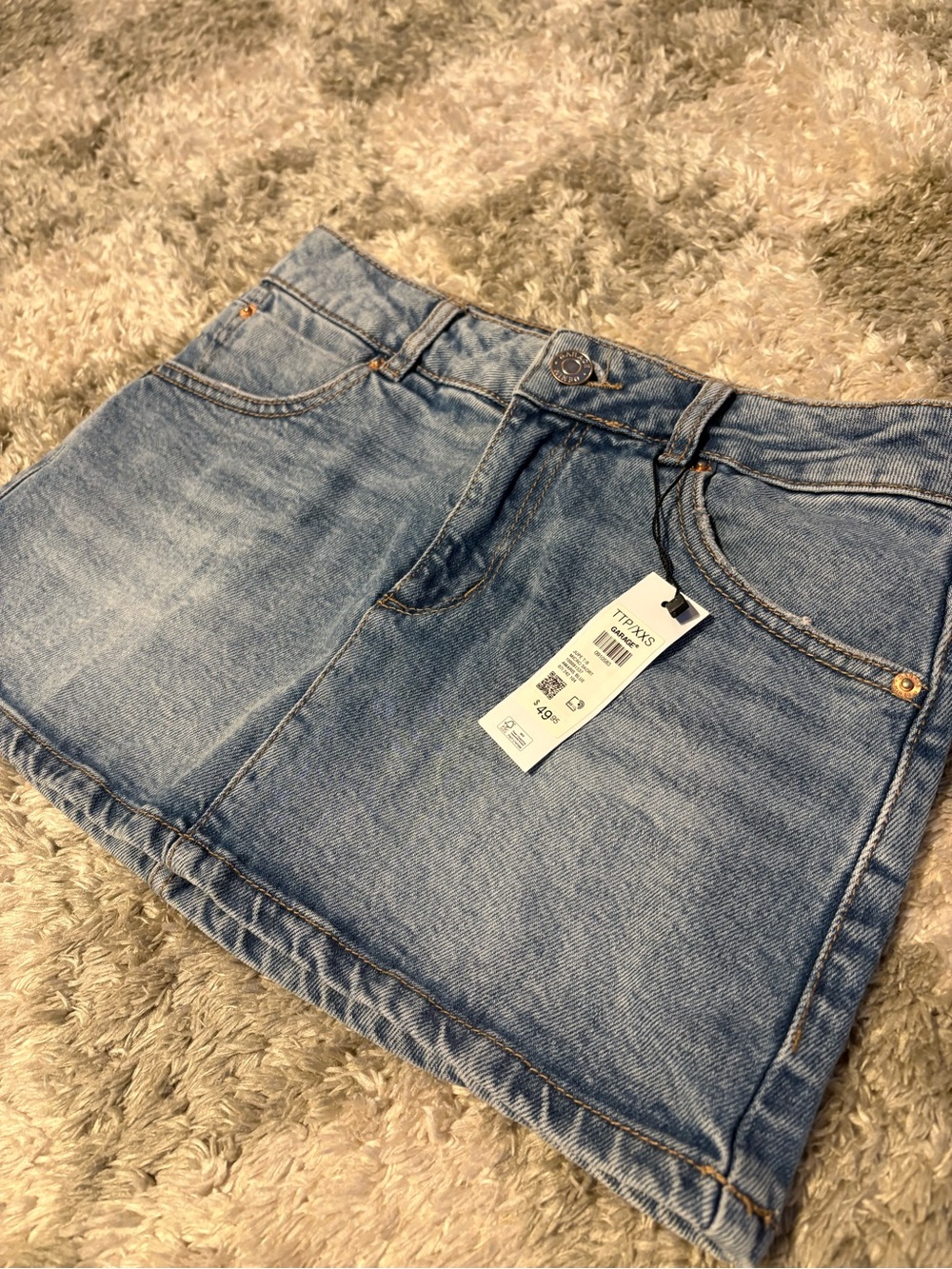 NEW Garage denim skirt